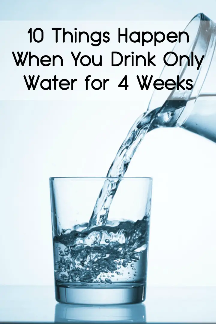 10 Things Happen When You Drink Only Water For 4 Weeks